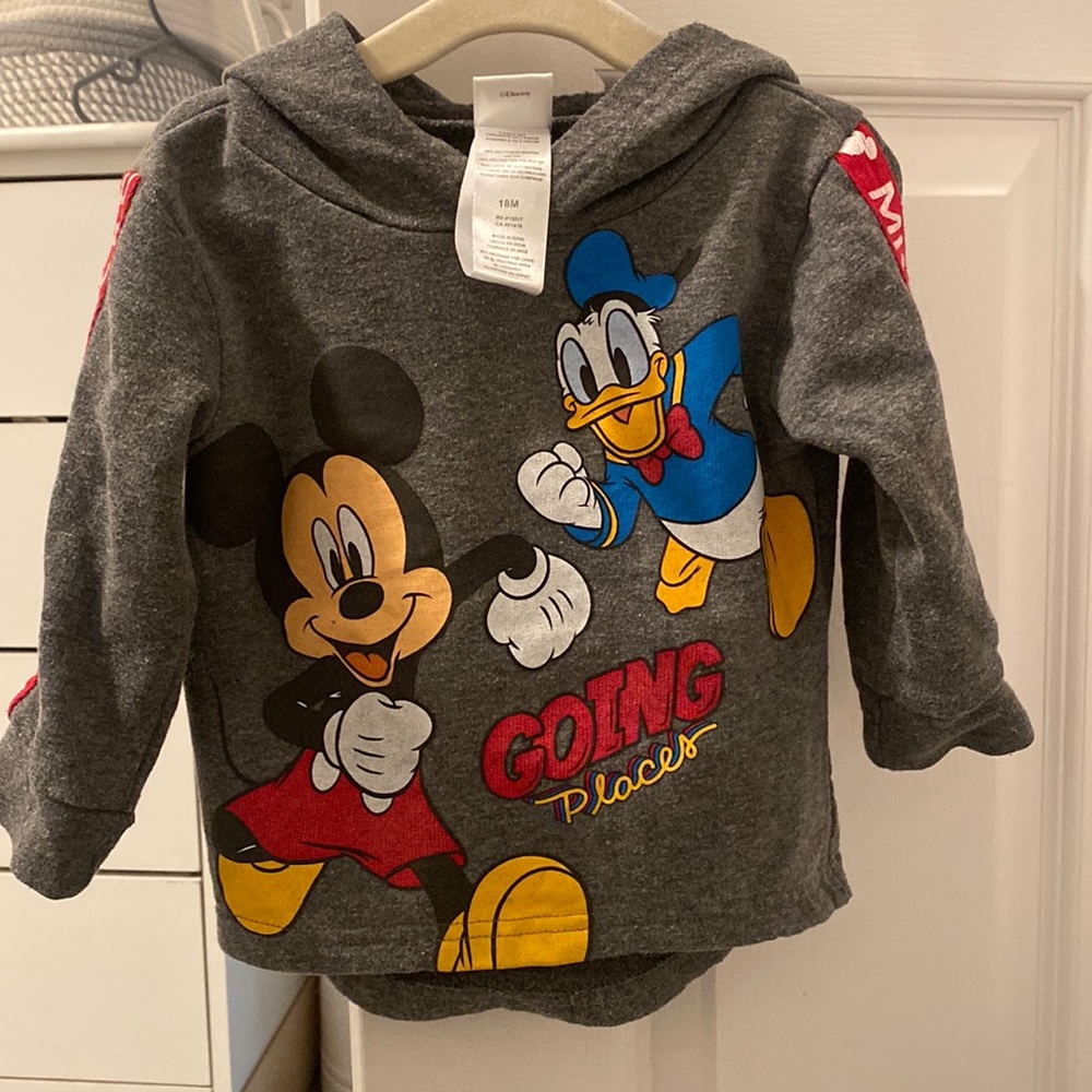 18 m Mickey Disney sweater.
